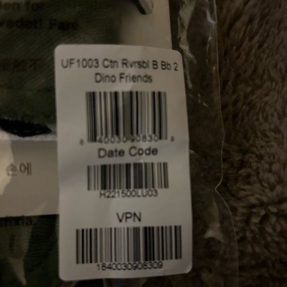 Little Unicorn Reversible Dinosaur 🦖🦕 Bandana Bibs - Picture 3 of 3